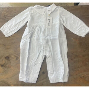 BooulfI Baptism Outfit Baby Boy Romper White Size 12-18M